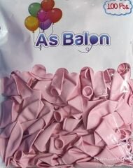 Toptan As Makaron Soft Balon Pembe 12 İnç 100'lü