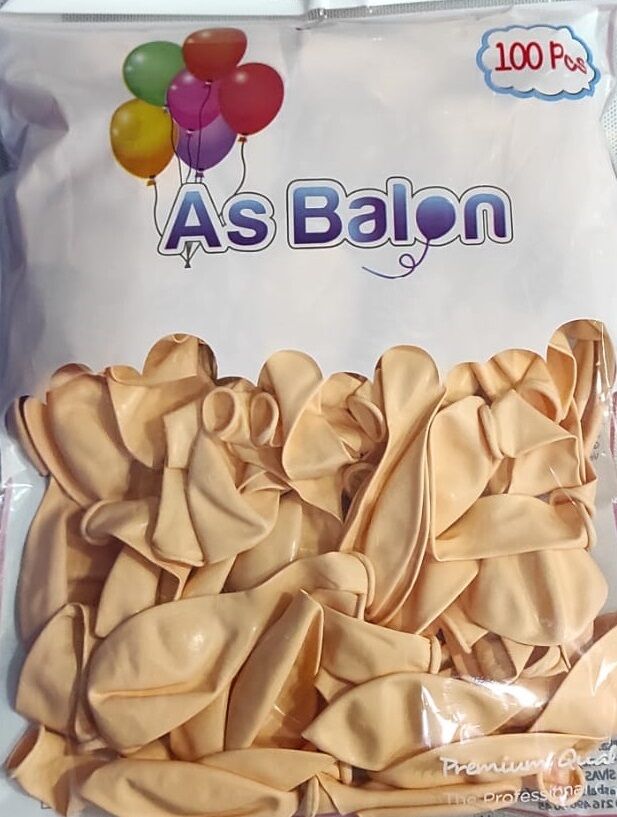 Toptan As Makaron Soft Balon Turuncu 12 İnç 100'lü