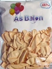 Toptan As Makaron Soft Balon Turuncu 12 İnç 100'lü