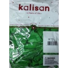 Toptan Kalisan Pastel Çim Yeşili Balon 12 İnç 100'lü