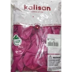 Toptan Kalisan Pastel Koyu Pembe Balon 12 İnç 100'lü