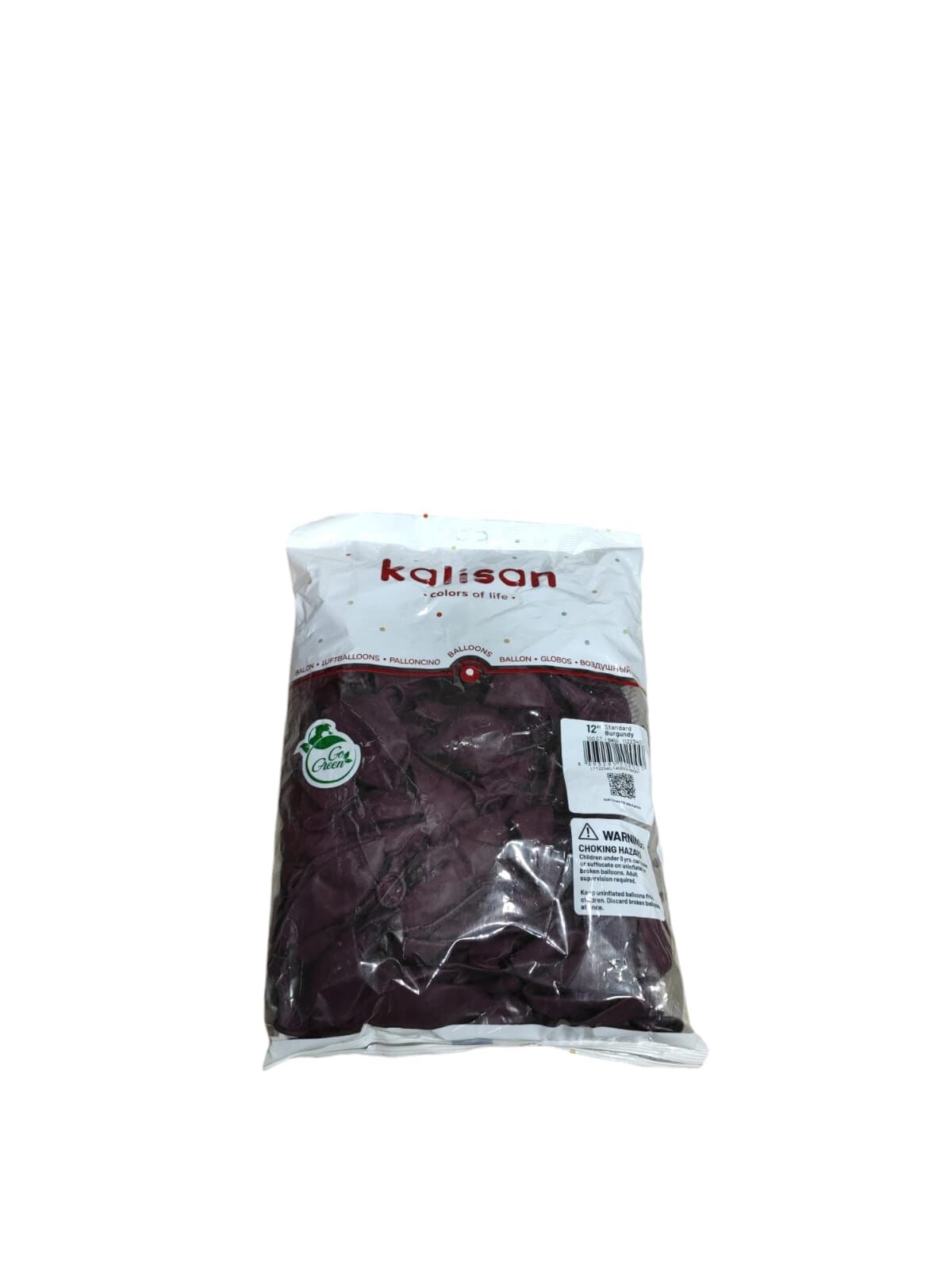 Toptan Kalisan Pastel Opak Bordo Balon 12 İnç 100'lü