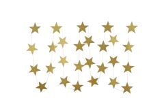 Toptan 3 Metre Gold Yıldız İpli Sarkıt