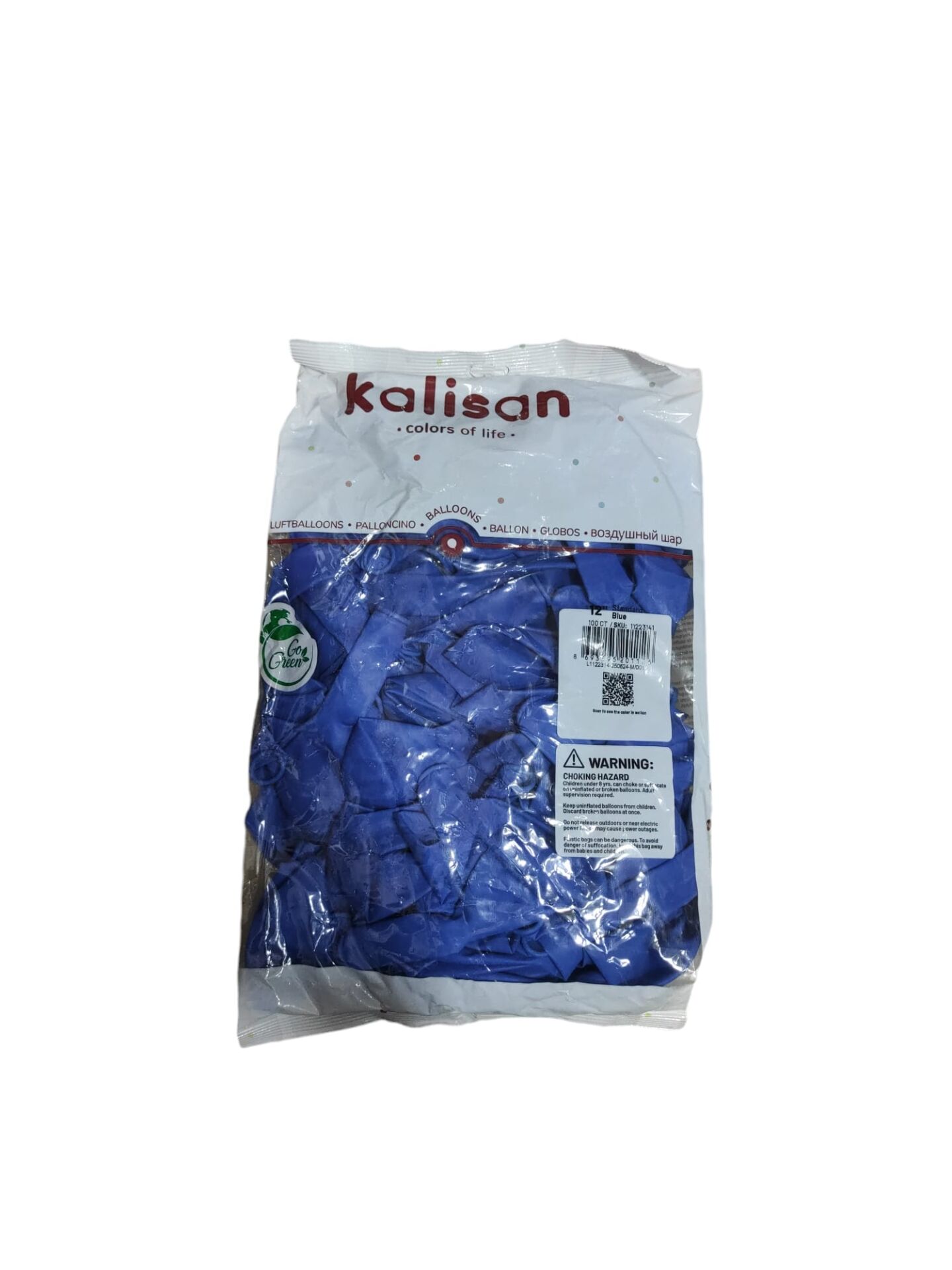 Toptan Kalisan Pastel Koyu Mavi Balon 12 İnç 100'lü