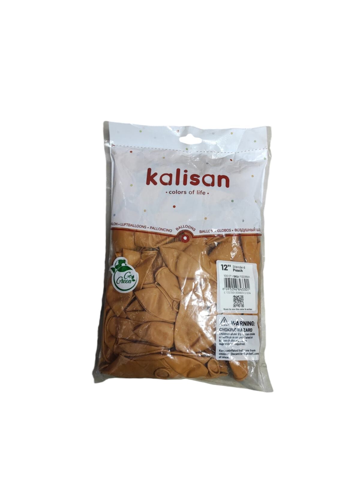 Toptan Kalisan Pastel Şeftali (Peach) Balon 12 İnç 100'lü