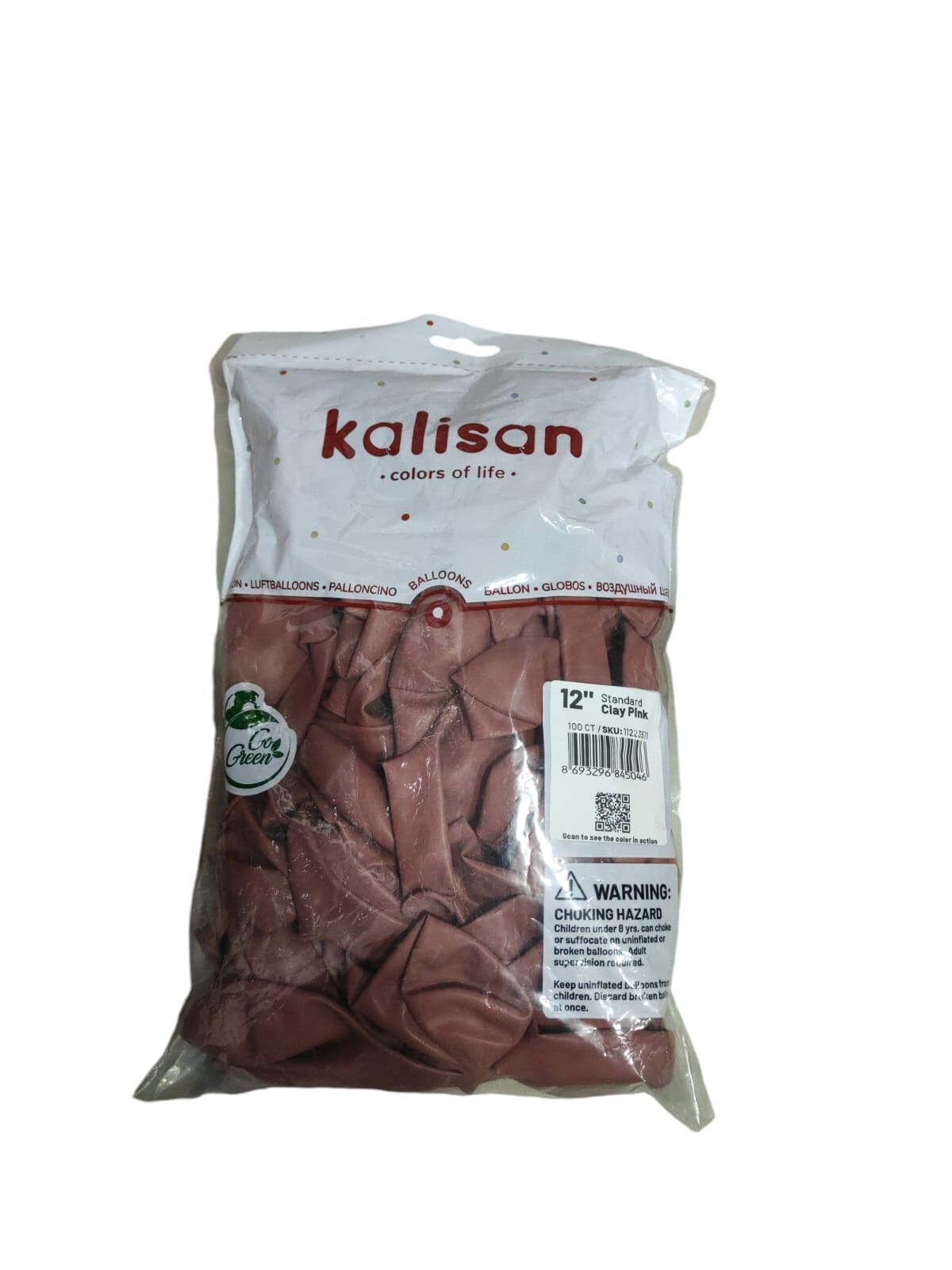 Toptan Kalisan Pastel Toz Pembe (Candy Pink) Balon 12 İnç 100'lü