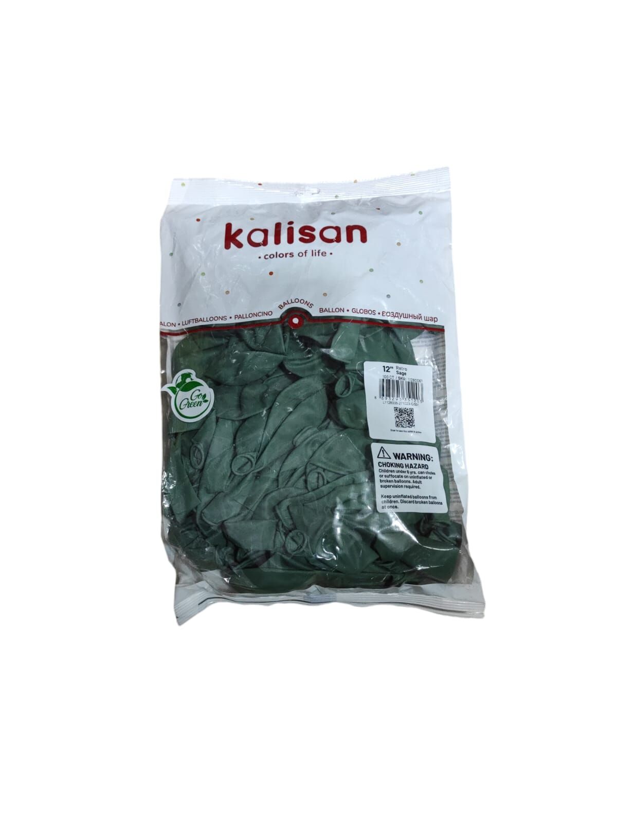 Toptan Kalisan Retro Ada Çayı Balon 12 İnç 100'lü