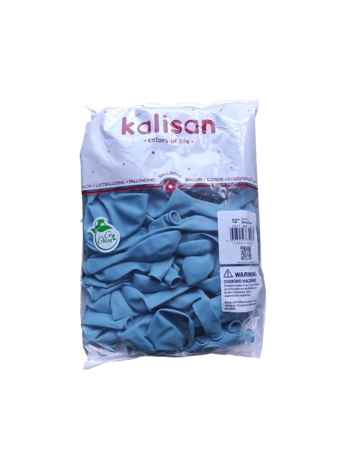 Toptan Kalisan Retro Derin Okyanus Balon 12 İnç 100'lü