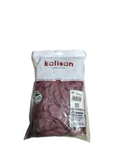 Toptan Kalisan Retro Gül Ağacı (Rosewood) Balon 12 İnç 100'lü