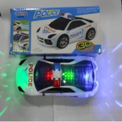 Toptan Işıklı Oyuncak Polis Arabası Pilli