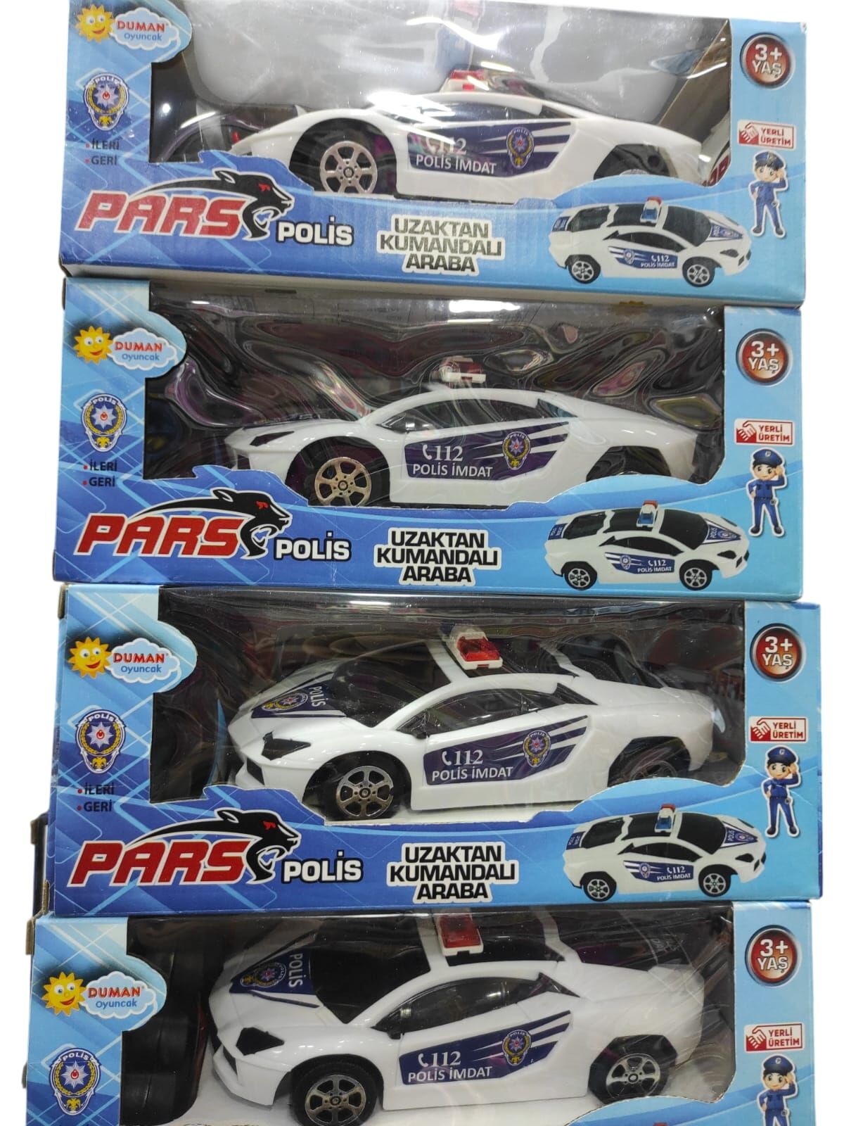 Toptan Kumandalı İleri Geri Polis Arabası