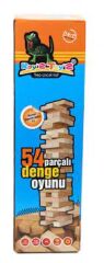 Toptan Ahşap Cenga Denge Oyunu 1.Kalite 54 Parçalı
