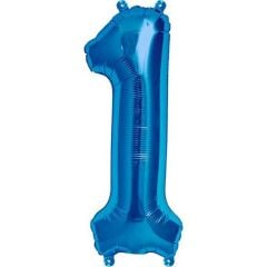 Toptan 16'' Mavi 1 Folyo Balon